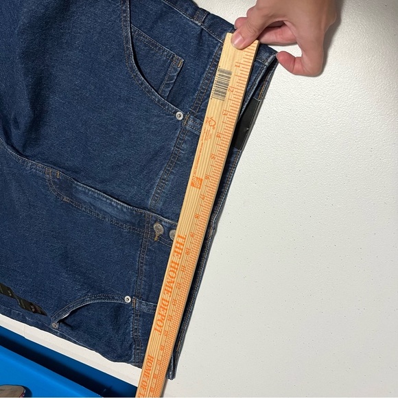 Banana Republic Factory Ultra High Rise Straight Jeans Dark Wash 16 33 Inches H2 - Picture 13 of 13